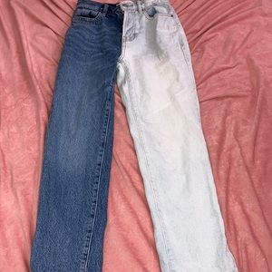Pacsun High Rise Straight Leg Jeans